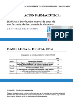 SEMANA 3 - Distribución Interna de Áreas de Una Farmacia Botica, Croquis de Ubicacion