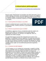 Methode de La Dissertation Que