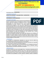 Portfolio Projeto de Extensão I - Educação Física Licenciatura