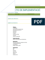 Información General Del Proyecto