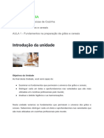 Mat 8 - UNIDADE 2 - AULAS 1, 2, 3 Técnicas Básicas de Cozinha