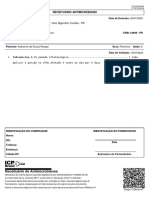 Receituário Antimicrobiano: Telefone: (41) 99216-7549