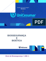 SLIDES AULA 4 BIOSSEGURANcA E BIOETICA PDF