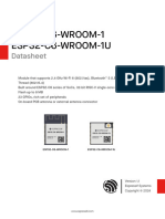 Esp32 c6 Wroom 1 - Wroom 1u - Datasheet - en