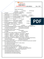 X BIOLOGY (Life Process) WS-1