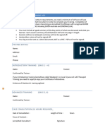 EMDR Training and Case Consultation Log