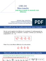 Mass Tranfer-Unsteady State Diffusion