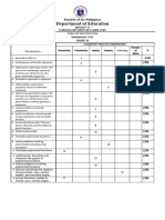 Grade 10-TOS-Diagnostic Test