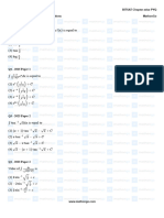 PYQ - Indefinite Integration