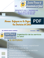 Organizacion de Los Servicios de Salud