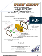 Installation Manual Reverse Gear 5 Speed Revision 7