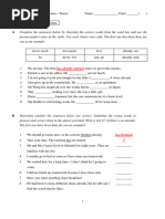 Grammar Revision Tenses