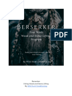 Berserker - Lifting Wood and Stone Like A Viking Strongman Bodybuilding Functional Strength