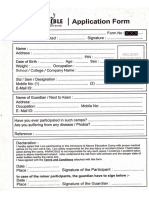 Application Form