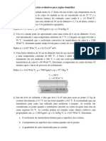 Exercícios Avaliativos para Regime Domiciliar