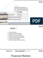 IBF PPT Lecture # 2 (03102023) (Financial Markets)