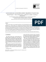 Electrochemically Assisted Photocatalytic Degradation of Reactive Dyes