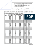 ITI Selections 2022 Document Verification 1