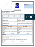 London Children's Academy Enrolment Forms 2023