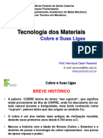 Aula 02 - Tecnologia Dos Materiais - Cobre e Suas Ligas