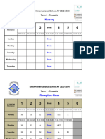 Class Timetable-R-9