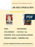 3ro. Carpeta de Recuperación