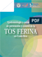 Epidemiologia y Estrategias de Prevencion y Control de La Tos Ferina en Costa Rica 2009