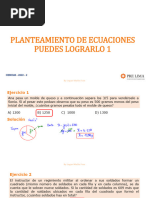 Planteamiento de Ecuaciones - Puedes Lograrlo 1