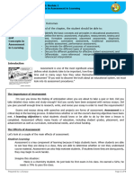 Module 1 Basic Concepts of Assessment 1