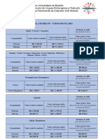 Tabela de Preços Atualizada.24.1