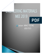 Lecture 2 - Impact Testing