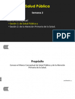 Semana 2. Salud Pública, APS