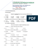 Tiếng Anh 7 Friends Plus - Unit 3 - Test 2