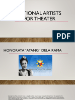 National Artists For Theater