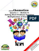 2.ed - Math5 - q1 - Mod8 - Solving Word Problems Involving Multiplication of Fractions