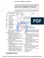 DGT Solution and Colligative Properties