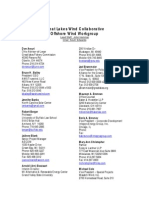 Offshore Wind Workgroup Roster