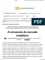 FIN A Reinvenção Do Mercado Imobiliário - Resumo Imobiliário