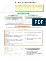 Teoría Literaria y Figuras Literarias para Tercer Grado de Secundaria