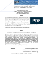 REDEFININDO O SENTIDO DE AÇÃO CLÍNICA EM PSICOLOGIA NA CONTEMPORANEIDADE Henriete Morato