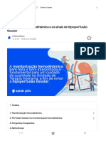 Monitorização Hemodinâmica e Os Sinais de Hipoperfusão Tissular - Sanar Medicina