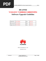 HUAWEI Y210-0151 V100R001C40B855SP01 Software Upgrade Guideline