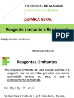 AULA - Reagente e Limitante e Rendimento