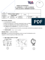 Prueba de de Historia y Geografia