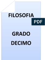 Filosofia Grado Decimo - Docx Preparador 2024