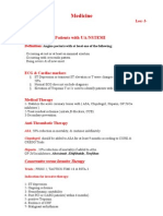 Medicine: Management of Patients With UA/NSTEMI