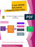 Konsep Dan Sistem Perencanaan Pembangunan Desa