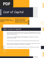 Cost of Capital