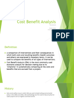 Cost Benefit Analysis