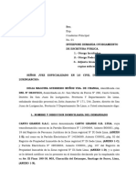 DEMANDA Otorgamiento de Escritura